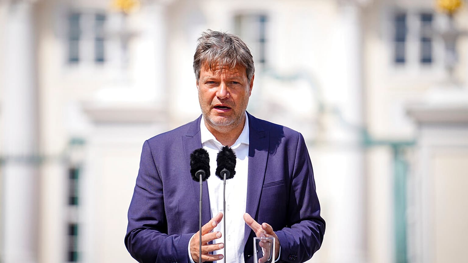 Robert Habcek német alkancellár, gazdasági miniszter egy korábbi fotón