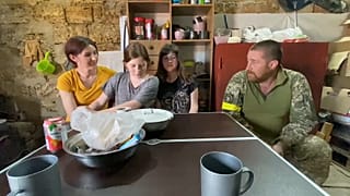The family together during respite