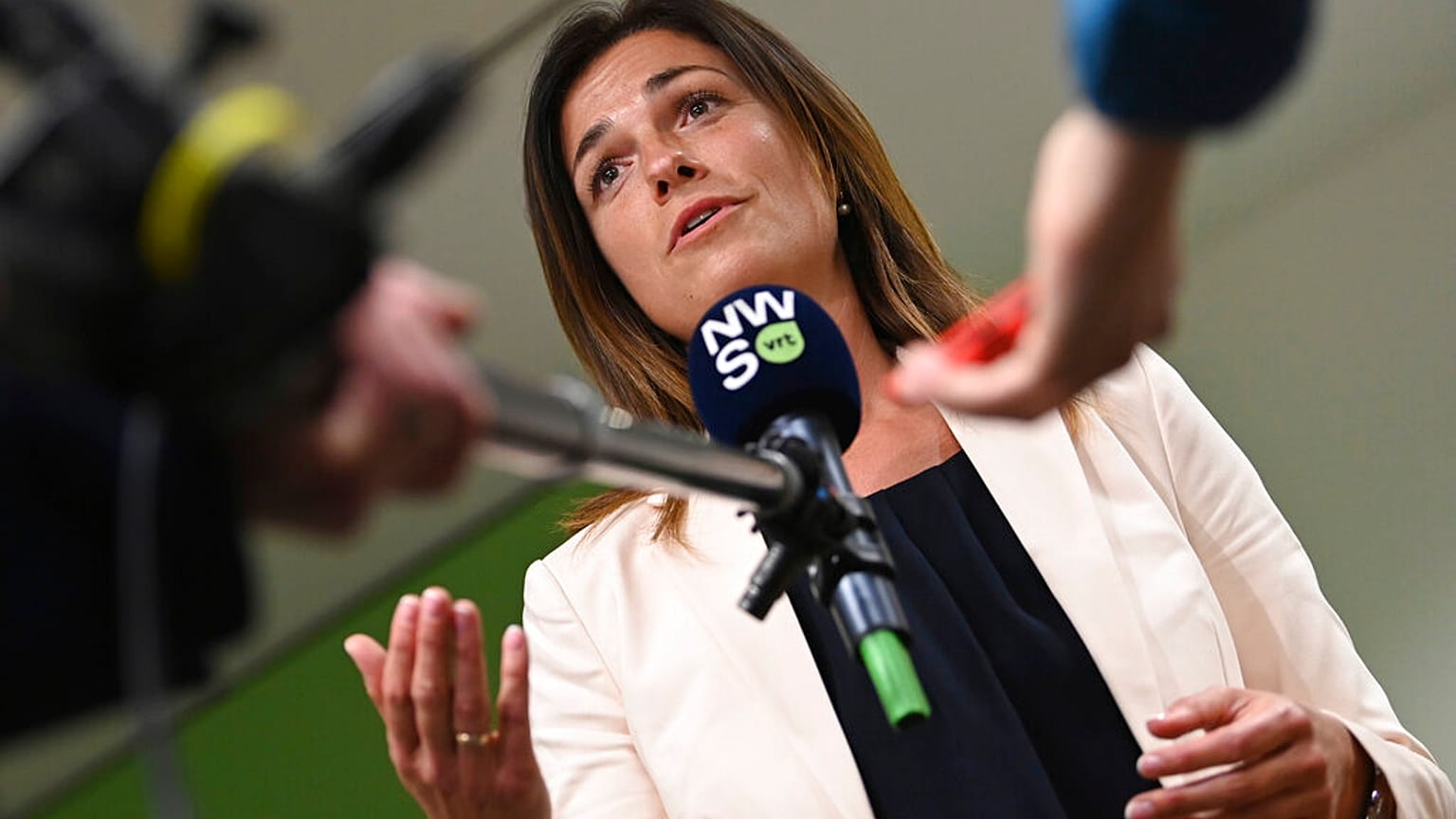 Varga Judit igazságügyi miniszter Brüsszelben