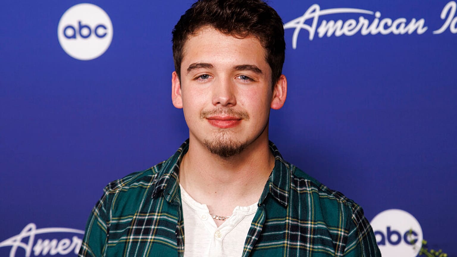 Noah Thompson arrives at the 20th Anniversary Celebration of "American Idol" on Monday, April 18, 2022, at Desert 5 Spot in Los Angeles.