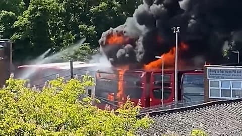 "The cause and origin of the fire is currently under investigation and has yet to be established," A. Hopcraft, deputy chief fire officer at Hertfordshire Fire Service, said.