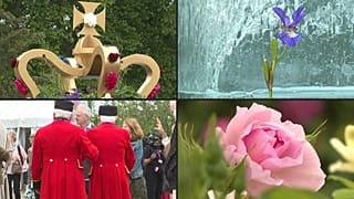 Blumenshow in London ehrt die Queen