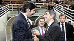 Ο Ντέγιαν Μποντιρόγκα με τον Μπερτομέου