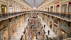 Ein Einkaufszentrum in Russland