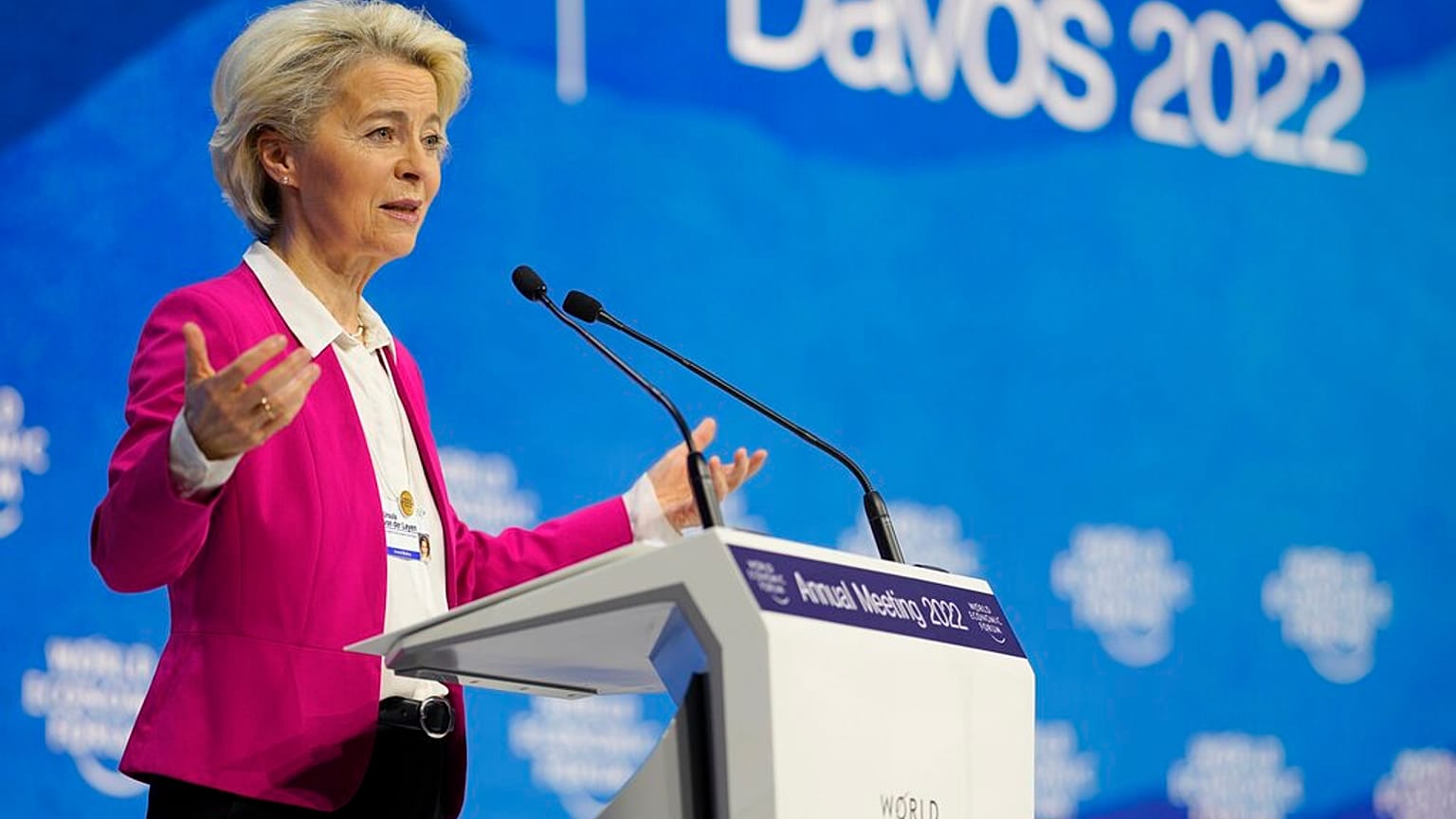 Ursula von der Leyen Davosban