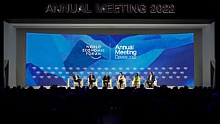 Участники заседания по проблемам климата в Давосе, 24 мая 2022 г.