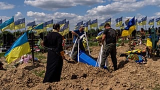 Похороны погибших в Харькове