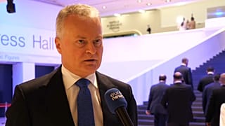 El presidente de Lituania Gitanas Nauseda