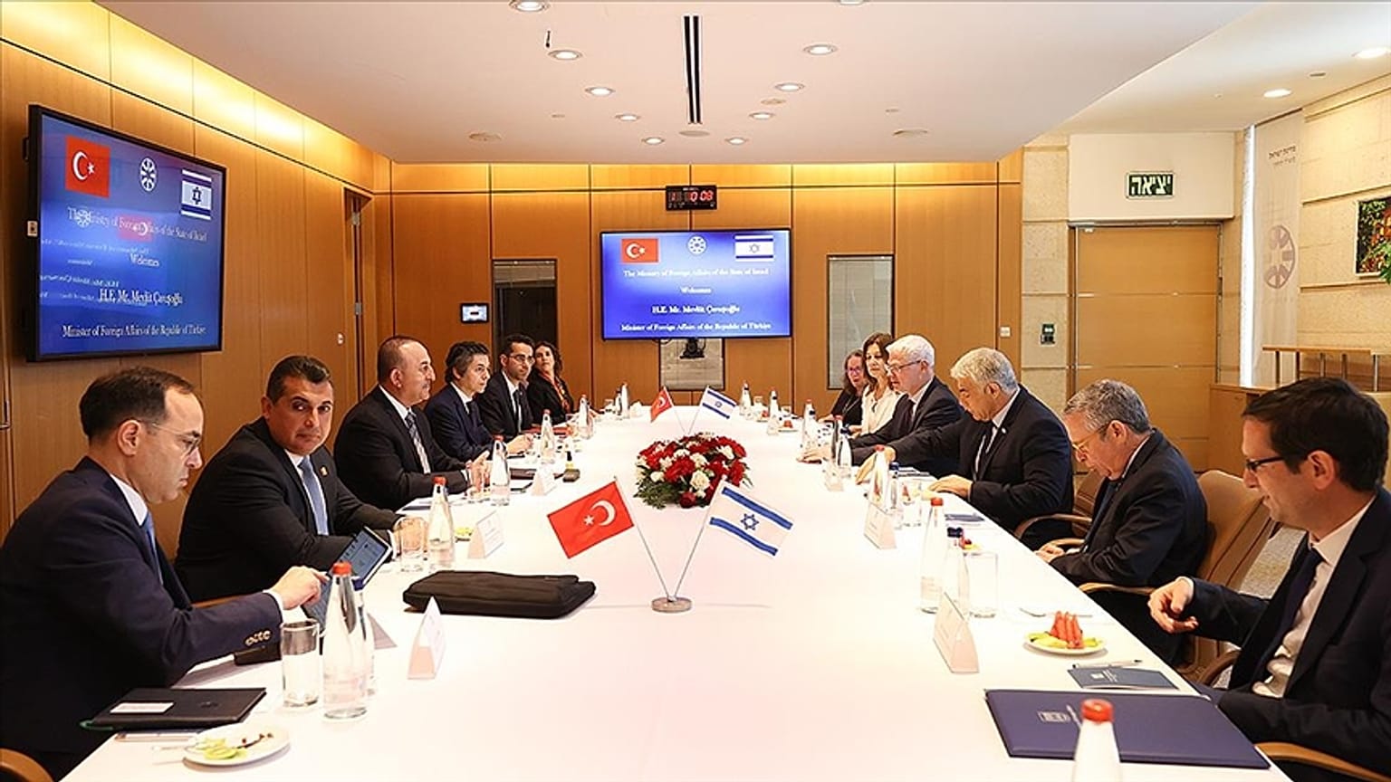 Çavuşoğlu ve heyeti İsrail'de
