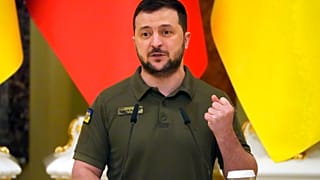 Volodomir Zelenszkij ukrán elnök 
