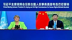Michelle Bachelet in China, Videokonferenz mit Xi Jinping