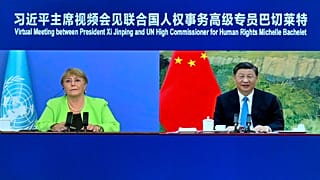 Michelle Bachelet in China, Videokonferenz mit Xi Jinping