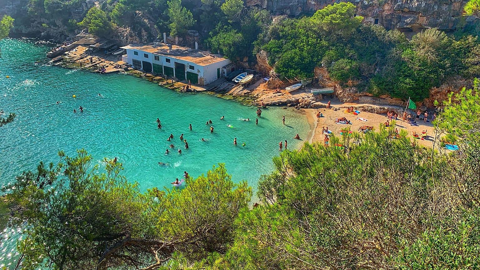 Una de las calas de Mallorca