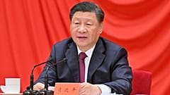 Le président chinois Xi Jinping lors d'une cérémonie à Pékin, le mardi 10 mai 2022.
