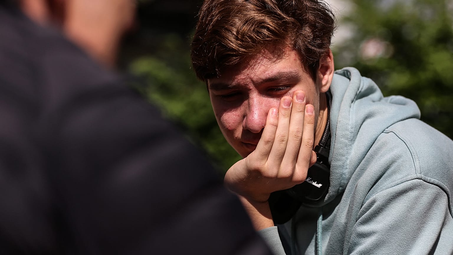 Refugiados ucranianos na Bélgica.