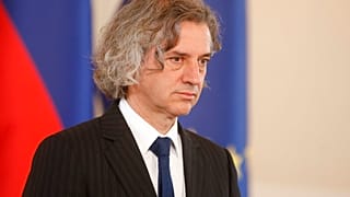 Новый премьер-министр Словении, лидер либерального левоцентристского движения "Свобода" Роберт Голоб,  26 апреля  2022 г.