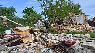 Иллюстрационное фото: разрушения в Ольховке, Харьковская область