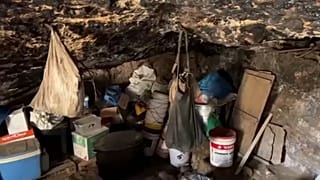 قرية خربة زنوتا الصغيرة المعزولة الواقعة في جنوب مدينة الخليل بالضفة الغربية، 26 مايو 2022