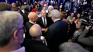 Олаф Шольц - главный гость заключительного дня Всемирного экономического форума в Давосе, 26 мая 2022 г. 