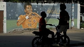 El pueblo de Barrancas, en Colombia, volcado con Luis Díaz