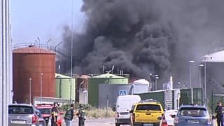 Planta de biodiésel accidentada en Calahorra, La Rioja (España).