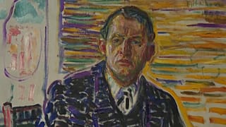 Autorretrato en la clínica profesor Jacobson de Edvard Munch