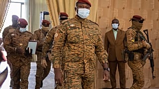 Lieutenant-Colonel Paul-Henri Sandaogo Damiba - Machthaber in Burkina Faso