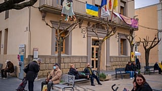 Ukrán menekültek egy spanyol kisvárosban