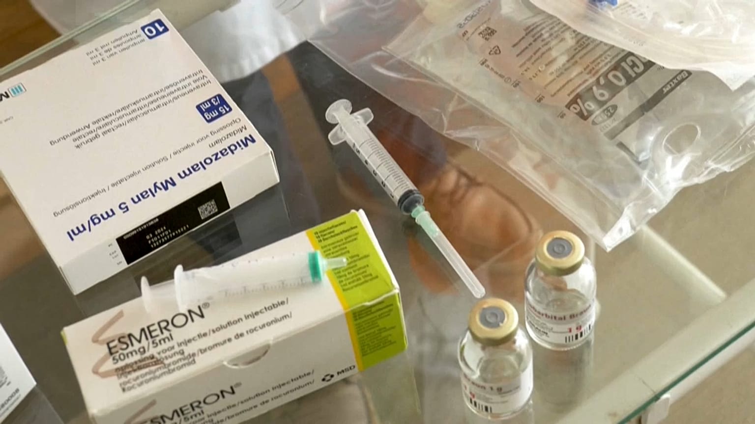 Des produits médicamenteux utilisés pour pratiquer l'euthanasie