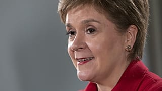 La primera ministra de Escocia, Nicola Sturgeon, el martes 17 de mayo de 2022 en Washington