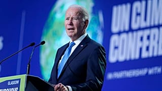 Joe Biden at COP26 last year