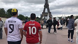 هزاران هوادار رئال و لیورپول به پاریس آمده اند