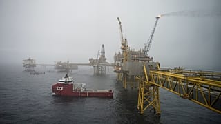The Ekofisk oil field off the North Sea in October 2019