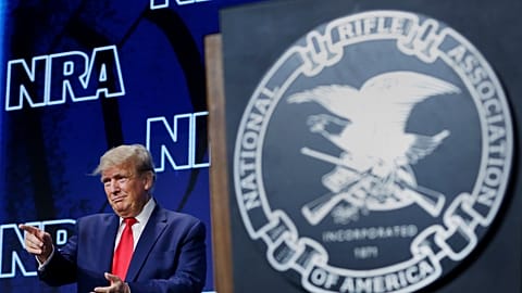 Donald Trump au congrès de la NRA, Texas, le 27 mai 2022