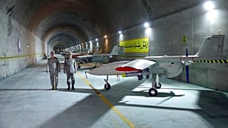 پایگاه پهپادی زیرزمینی ارتش در غرب ایران