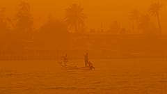Basra im Irak während eines Sandsturms Ende Mai 2022