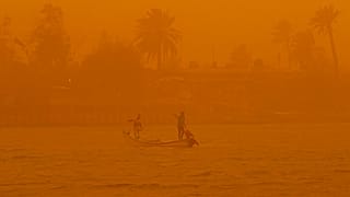 Basra im Irak während eines Sandsturms Ende Mai 2022