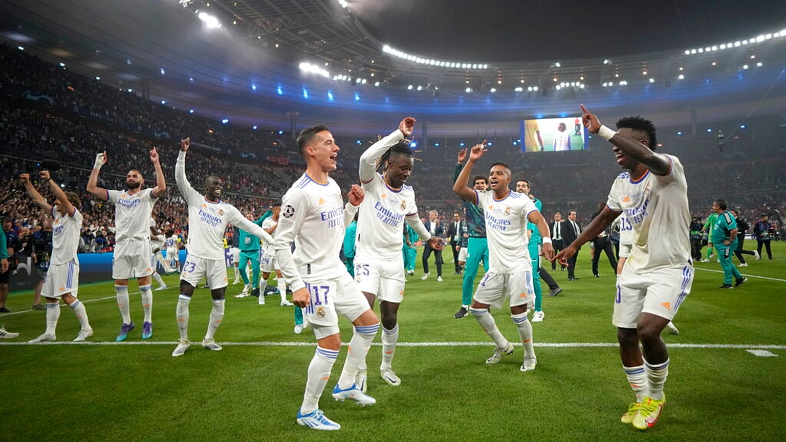 Real Madrid feiert seinen Sieg