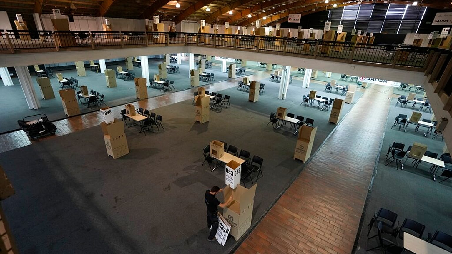 Centro de votación en Colombia