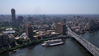 نهر النيل في القاهرة، مصر.