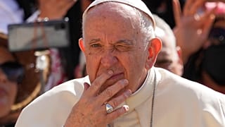 Le Pape François au Vatican le 25 mai 2022