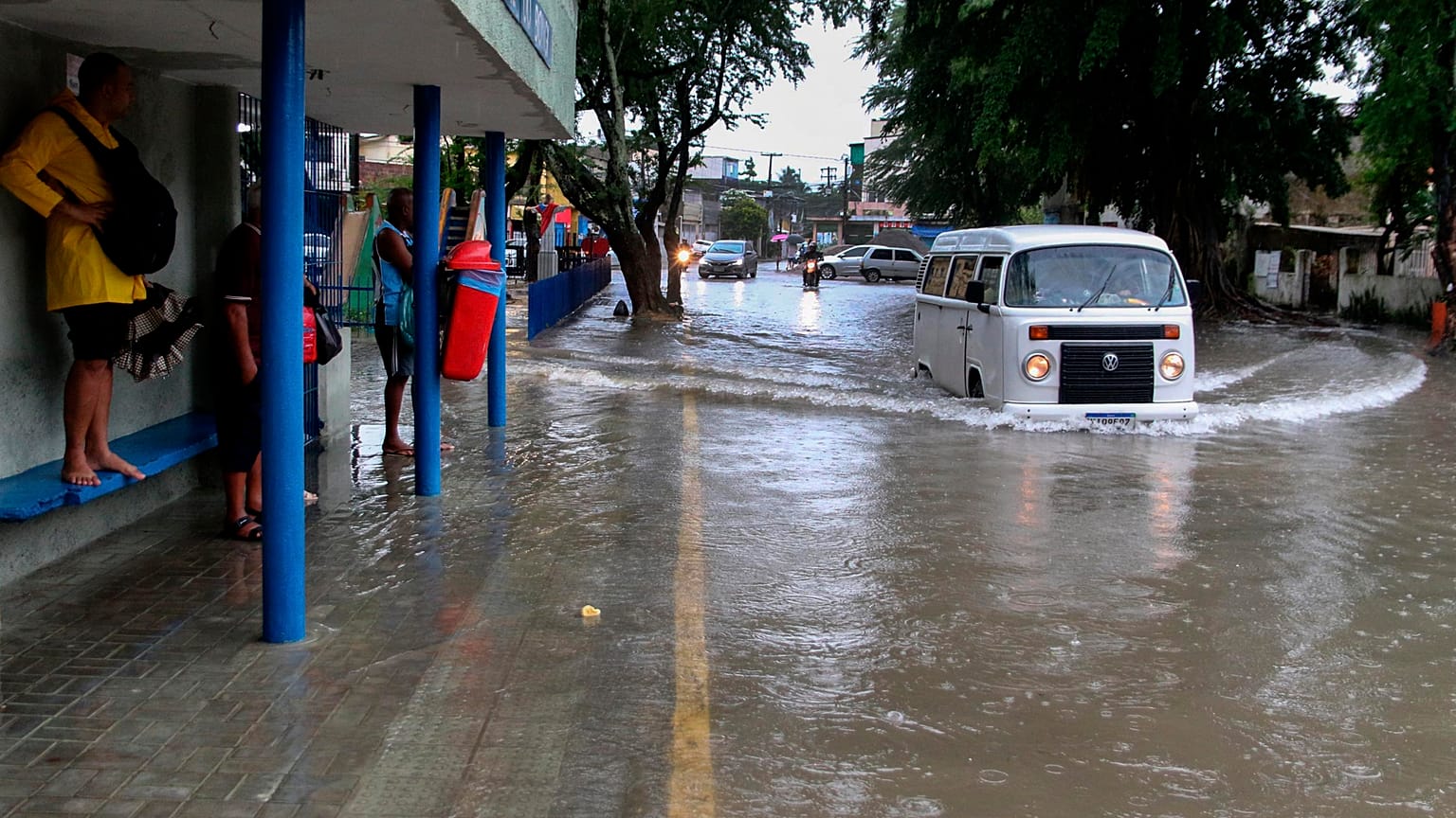 Fluten in Recife im Nordosten Brasiliens