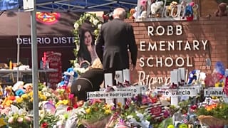 Biden pays tribute to Uvalde victims