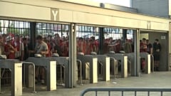Francia, ressa ai cancelli dello stadio
