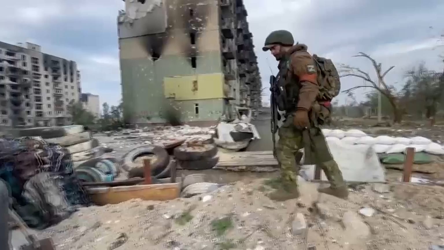 Dans les ruines de Severedonetsk