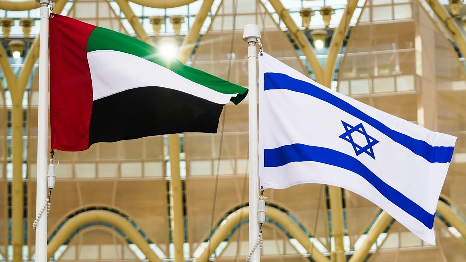 پرچم اسرائیل و امارات