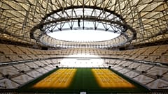 The new world cup stadium in Qatar.