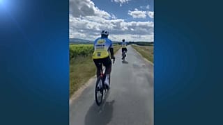 Благотворительный велопробег в помощь пострадавшим от боевых действий в Украине