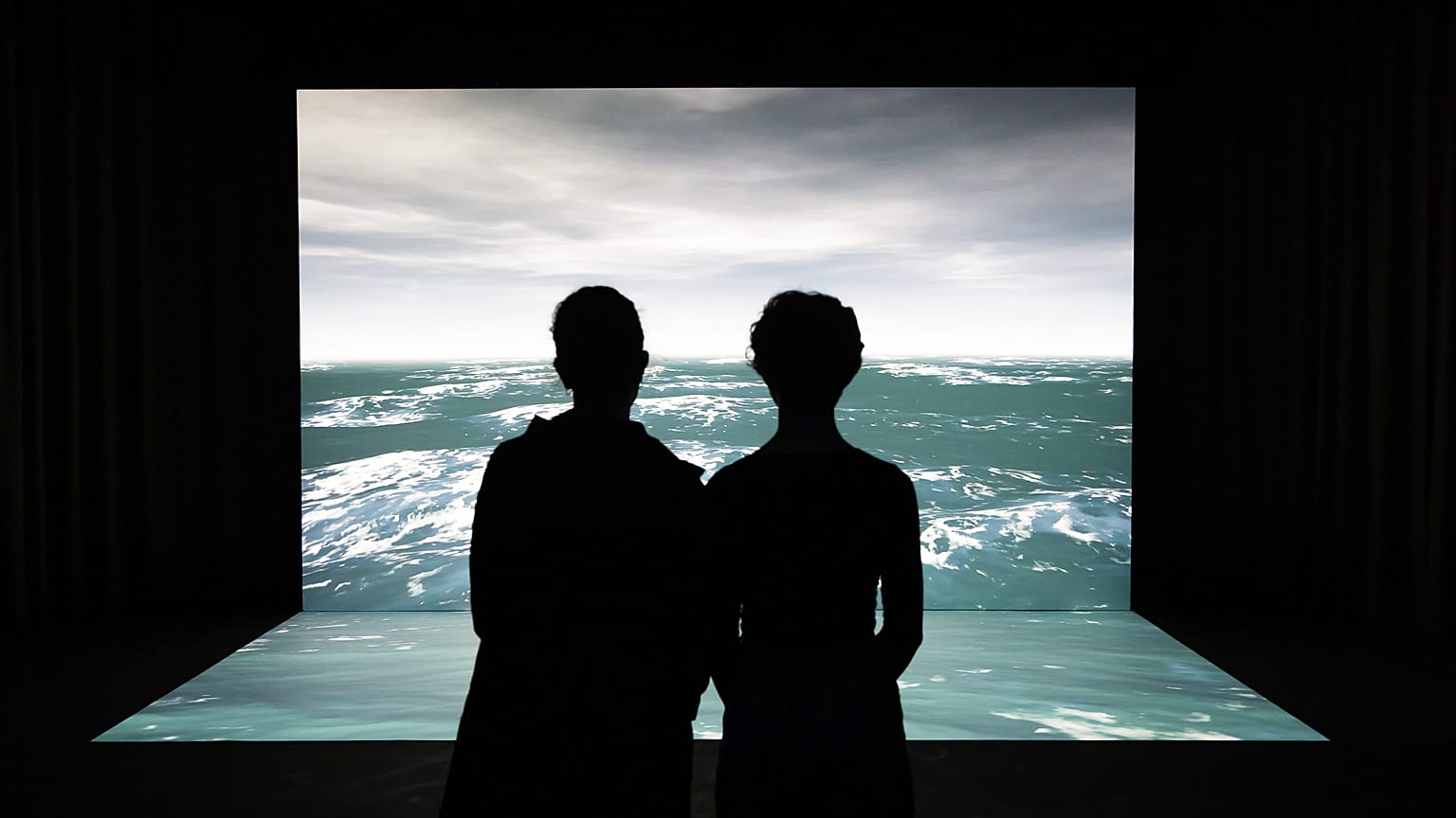 Noise Aquarium, Victoria Vesna at Our Time on Earth, 2022 Barbican Centre 5 May – 29 August 2022 Installation view
