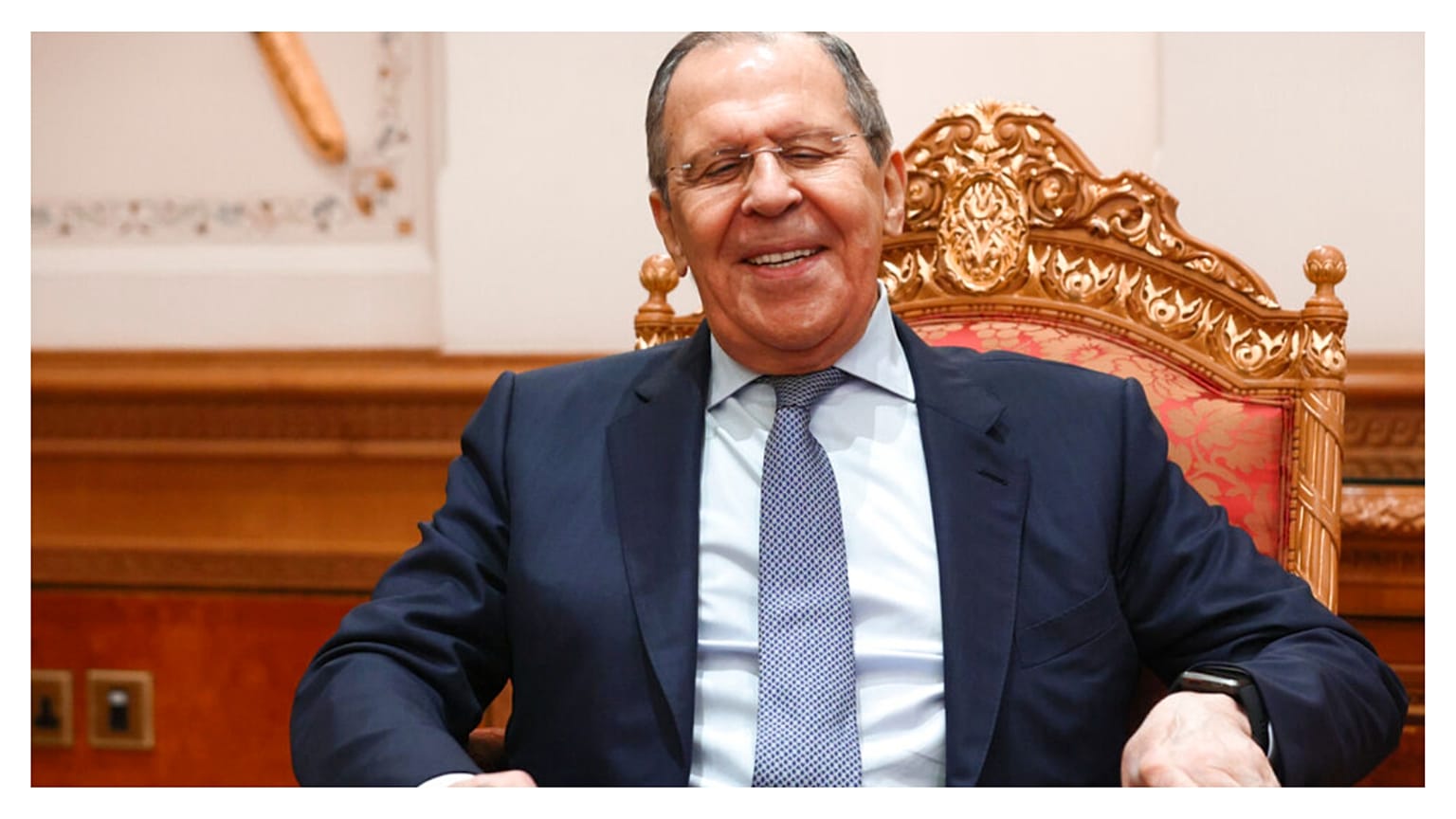 وزير الخارجية الروسي سيرغي لافروف،روسيا، مايو 2022